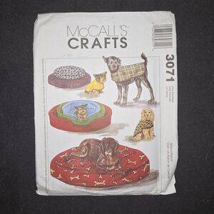 McCALL's Crafts Dog Clothes Sewing Pattern UNCUT Dog Costumes Dog Jacket